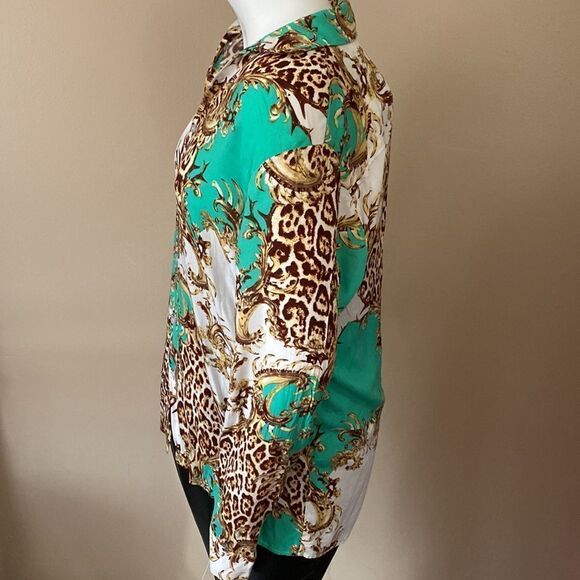 NWT Fashion Nova Bari Long Sleeve Woven Top Size - Large - Picture 9 of 13